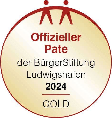 Offizieller Pate der BürgerStiftung Ludwigshafen 2024 - Gold
