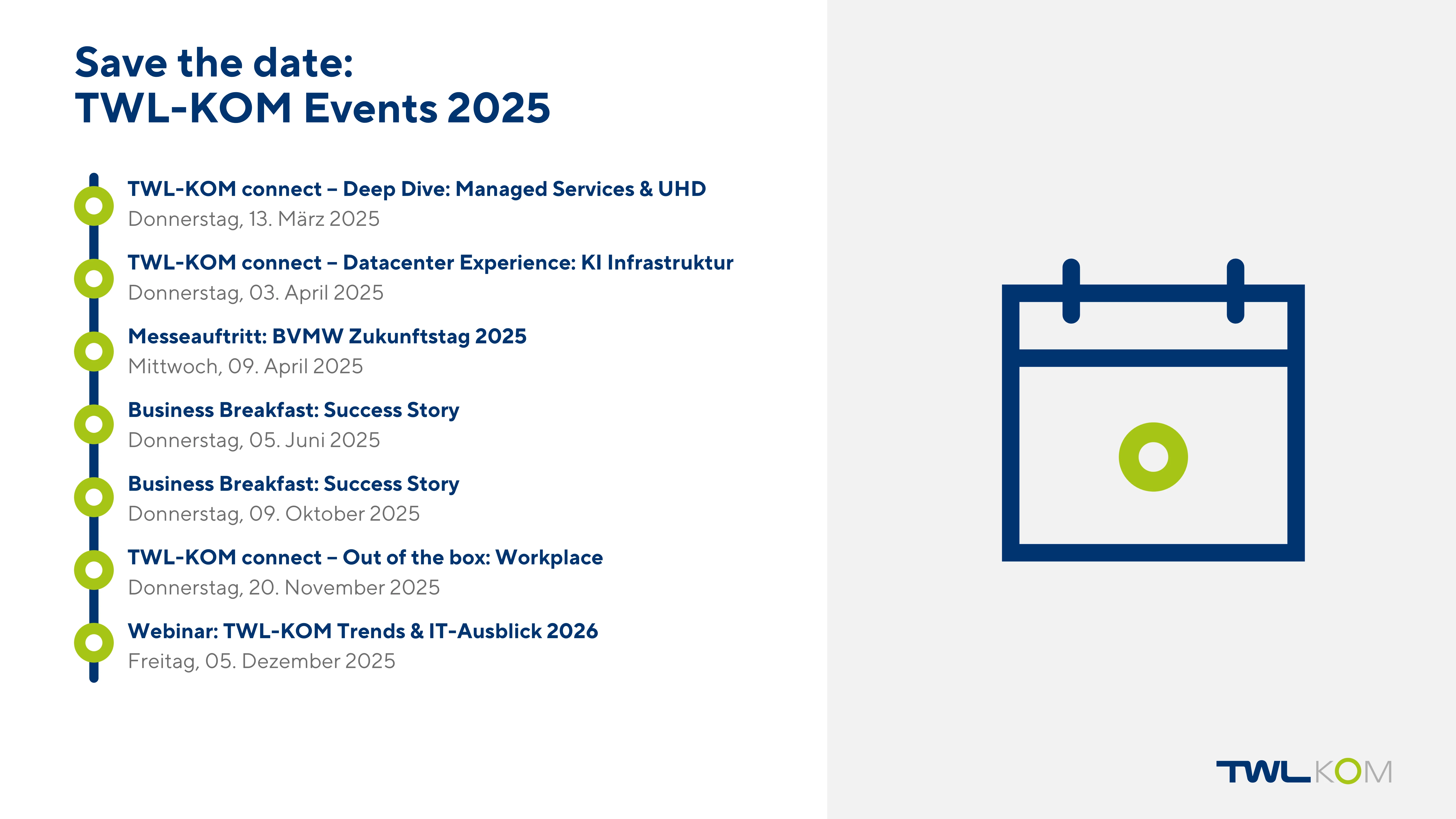 TWL-KOM Event Übersicht 2025